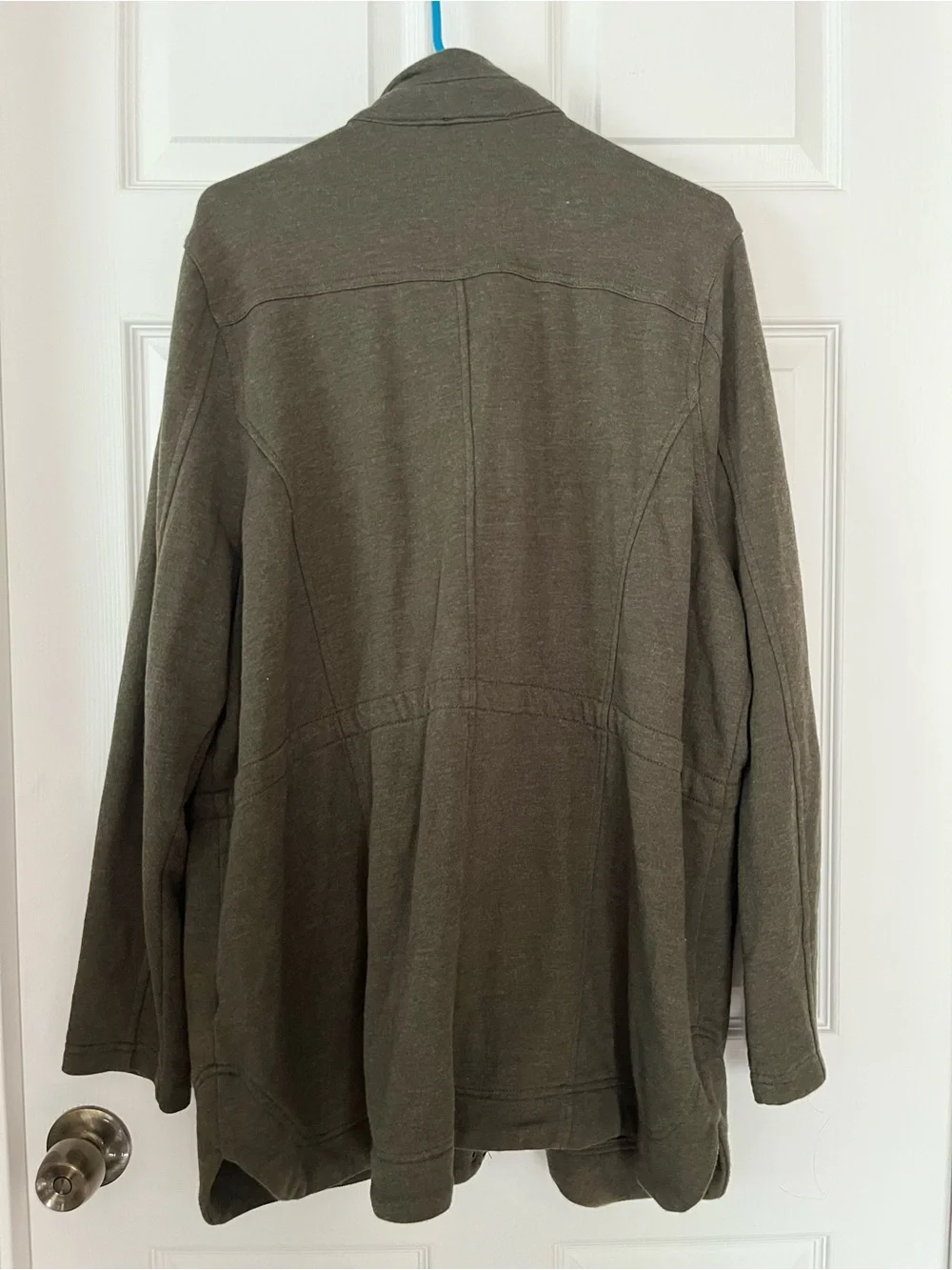 torrid Sz2 (2X) Dark Olive Drawstring Waist Utility Jacket